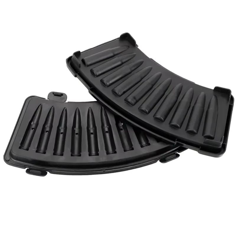 Bullet Ice Cube Tray Silicone Mold for Whiskey Cocktails and Parties