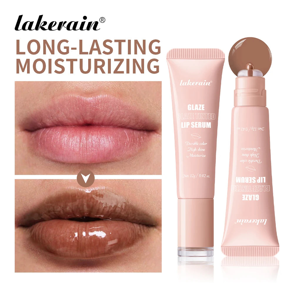 Lakerain Tinted Lip Serum Gloss Moisturizing Balm - 2