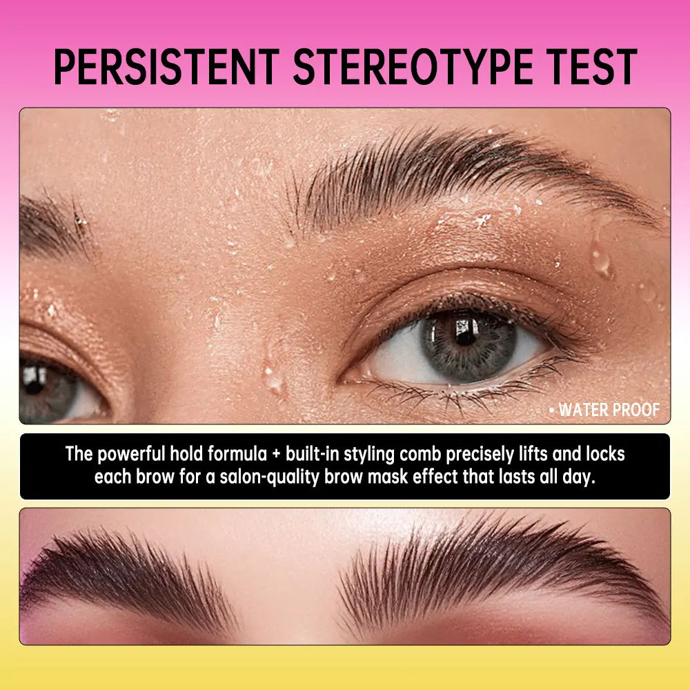 Brow Lamination Gel Super Lift Eyebrow Glue & Comb