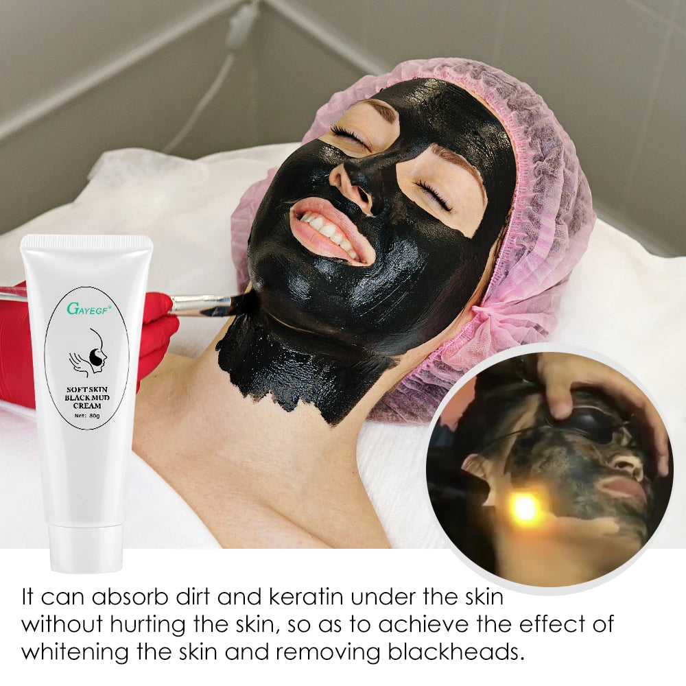Carbon Gel Laser Toner Skin Rejuvenation Black Face Mask Cream