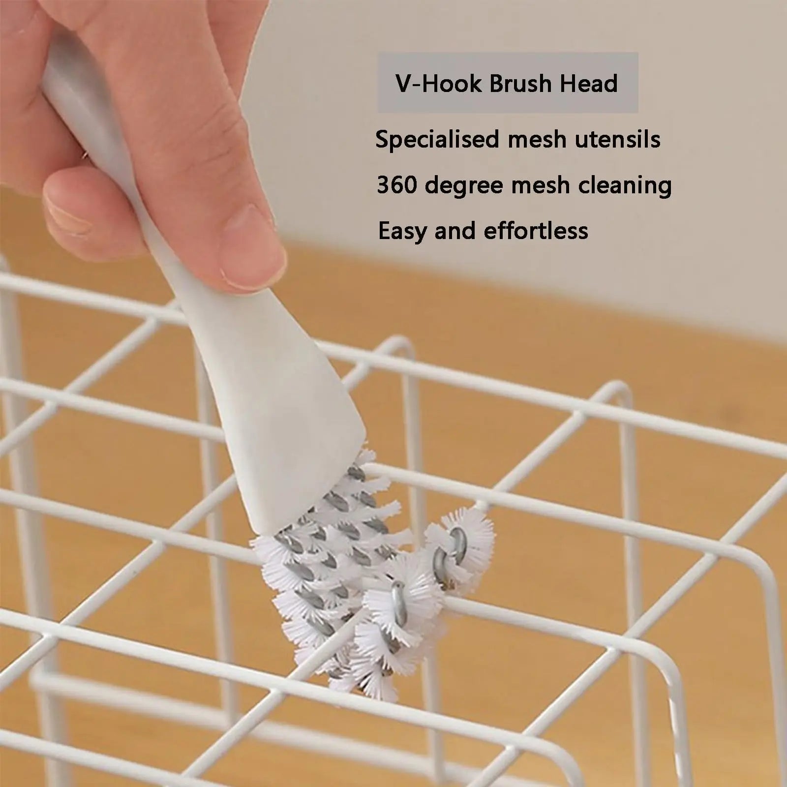 BBQ Grill Cleaning Brush 2-in-1 Scraper Tool for Stove and Oven - 9