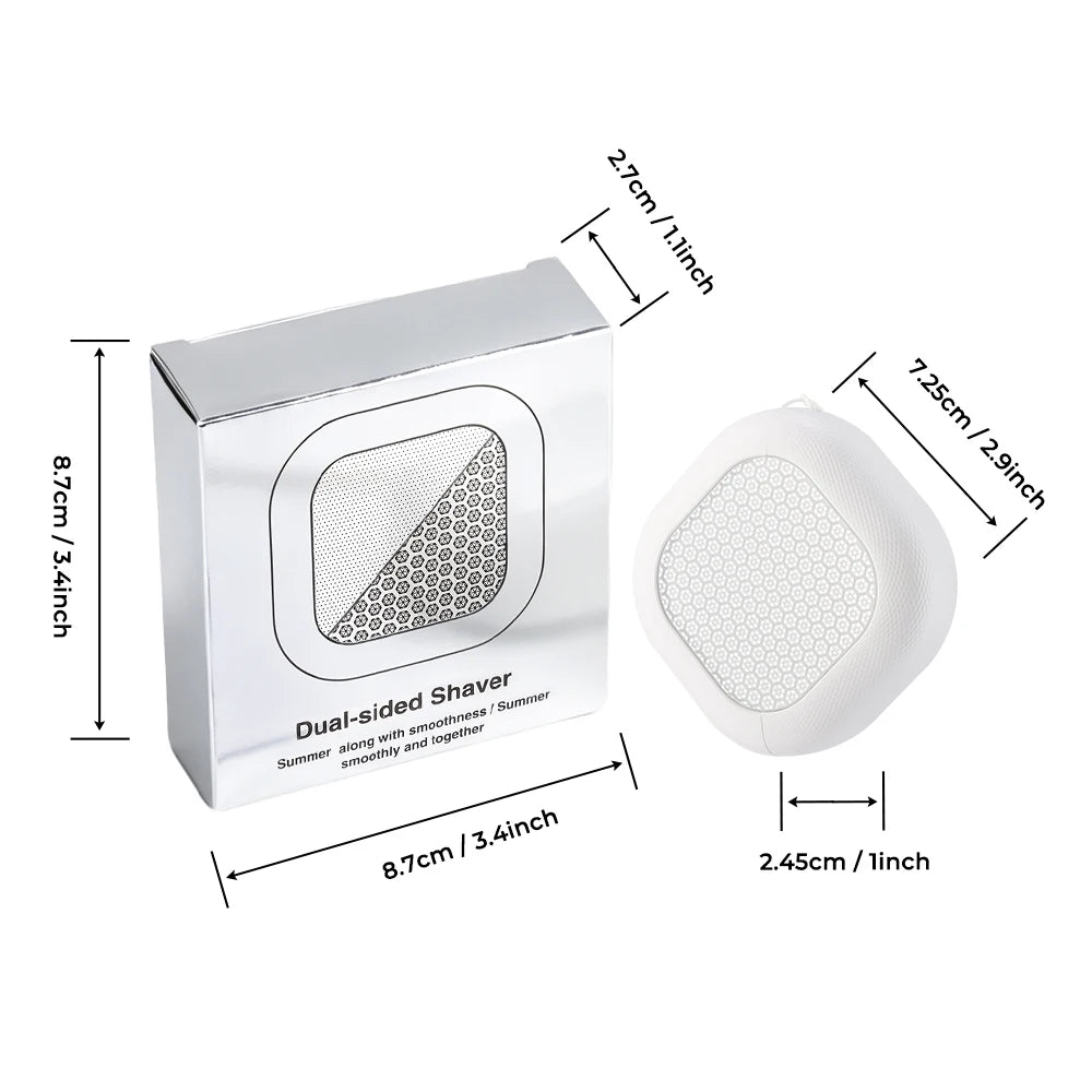 Double-Sided Nano Glass Hair Remover and Crystal Epilator