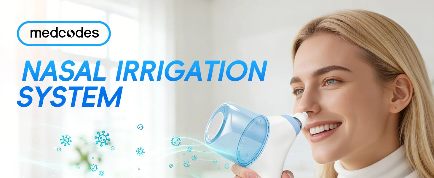 Electric Sinus Rinse Machine Nasal Irrigator Nose Cleaner - 8
