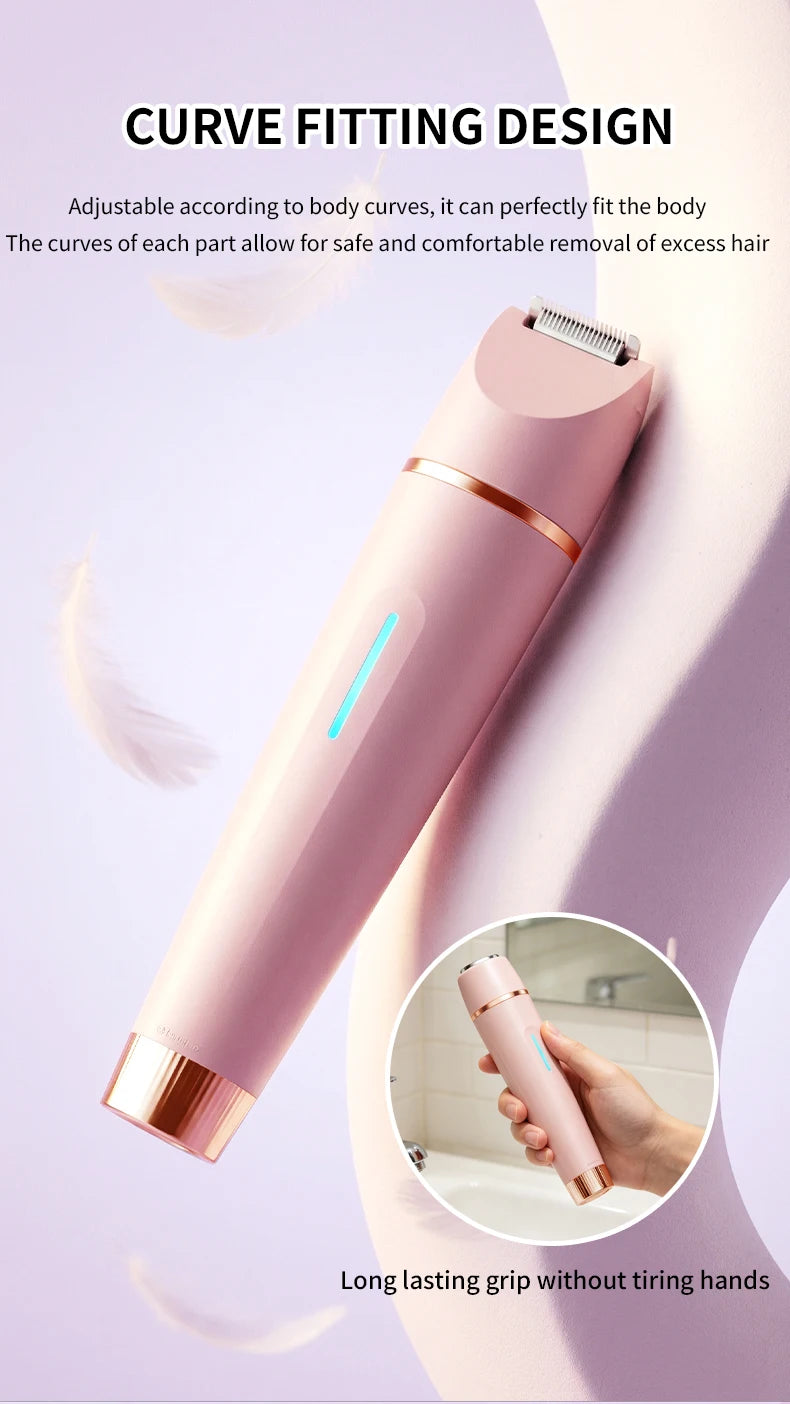 3 in 1 Electric Lady Shaver Waterproof Bikini Trimmer and Epilator - 11
