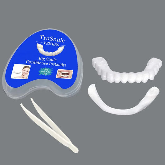Veneer Snap on Teeth Kit Fake Temporary Tooth Replacement Whitening