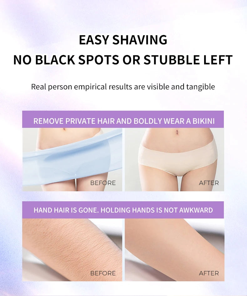 3 in 1 Electric Lady Shaver Waterproof Bikini Trimmer and Epilator