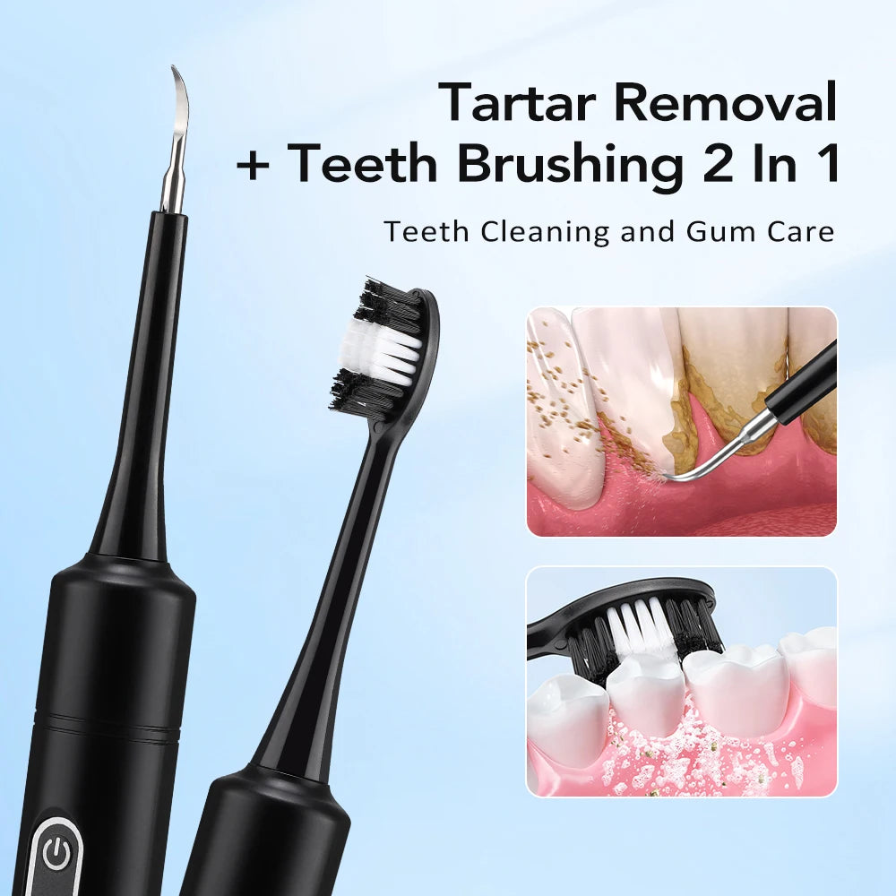 Electric Sonic Dental Scaler and Teeth Whitening Plaque Remover - 10