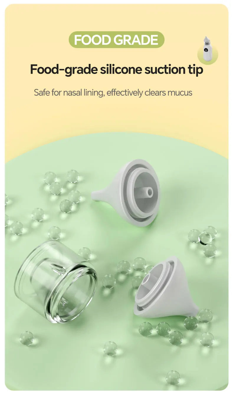 Baby Electric Nasal Aspirator Rechargeable Nose Sucker Cleaner