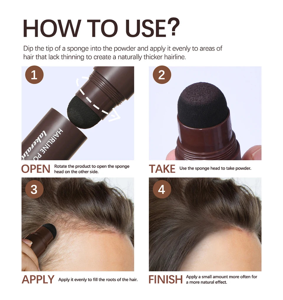 Hairline Shadow Powder Root Cover Up Contour Stick