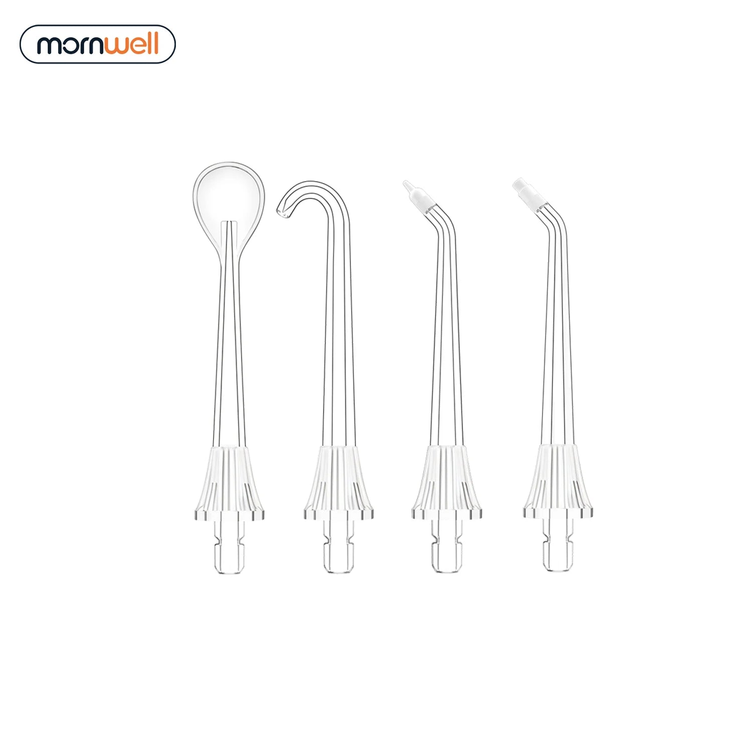 Mornwell Replacement Water Flosser Nozzles Oral Irrigator Tips - 1