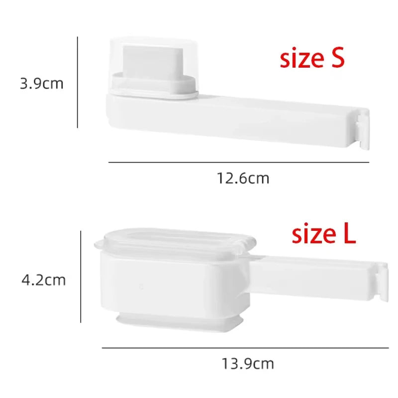 Food Bag Clips with Pouring Spout Sealing Preservation Sealer Tool - 6