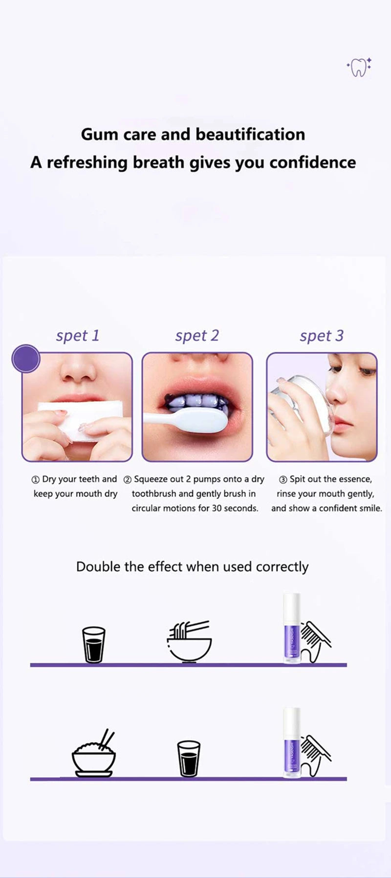 Whitening Toothpaste Fresh Teeth Oral Hygiene Deep Cleaning - 18