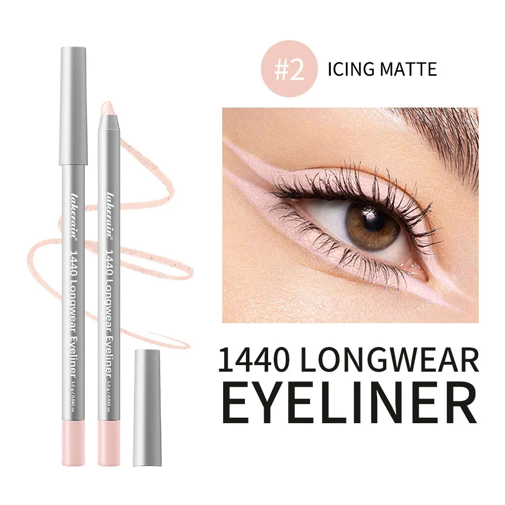 Waterproof Eyeliner Pencil Long Lasting Smudge Proof Makeup