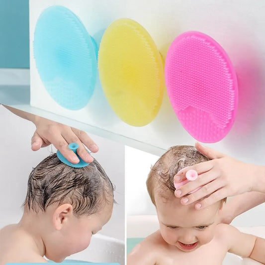 Silicone Facial Cleansing Brush Exfoliating Scrubber and Baby Bath Pad