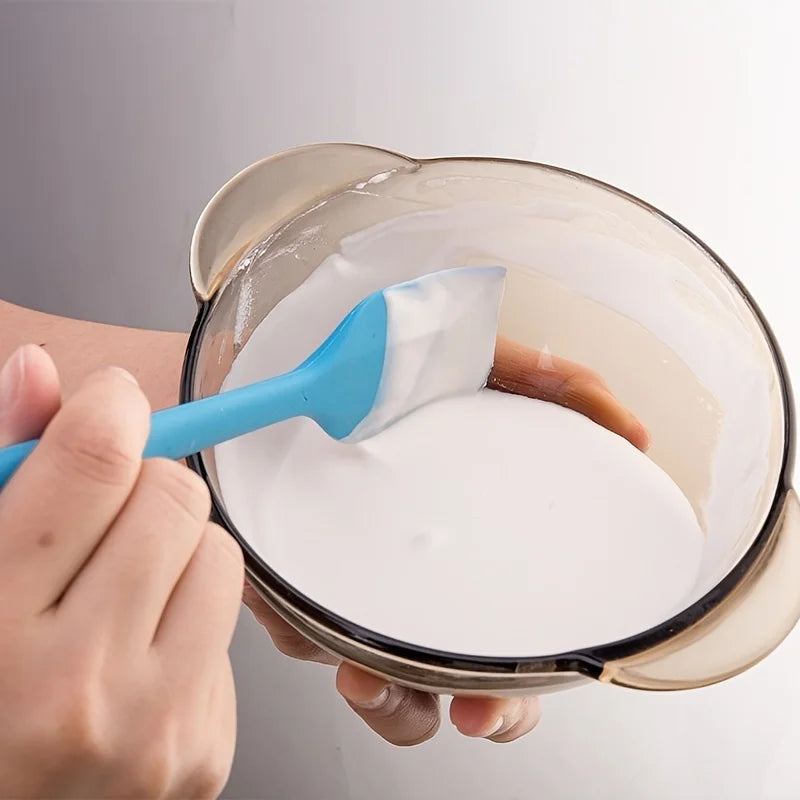 Silicone Spatula Set Non-Stick Heat-Resistant Cake Baking Scrapers - 8