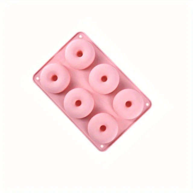 Silicone Donut Mold 6 Cavity Nonstick Baking Pan for Cakes and Pastries - 29