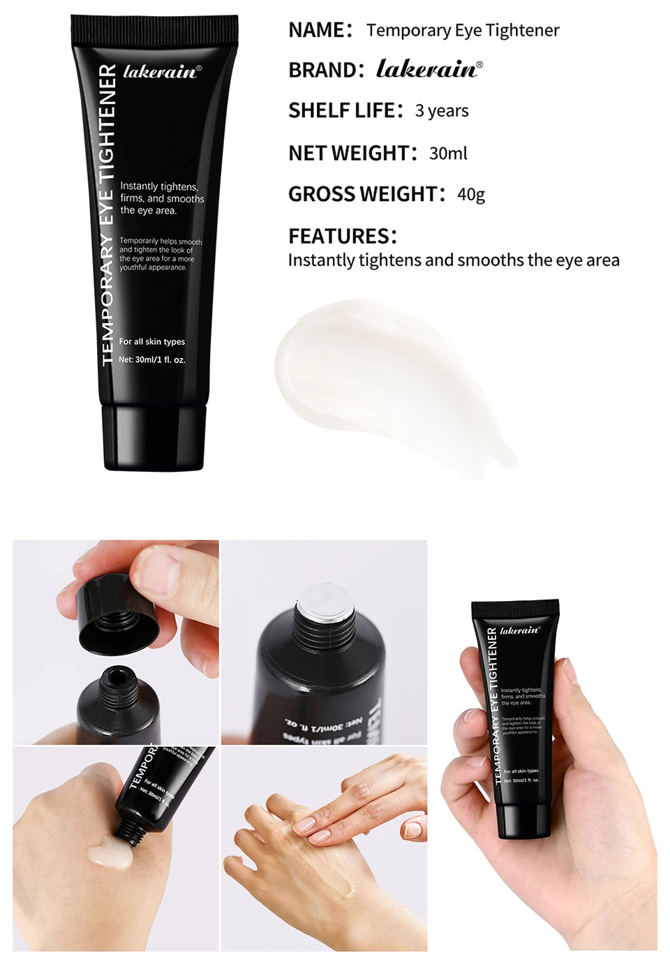 Temporary Eye Tightener Wrinkle Lifting Cream - 17