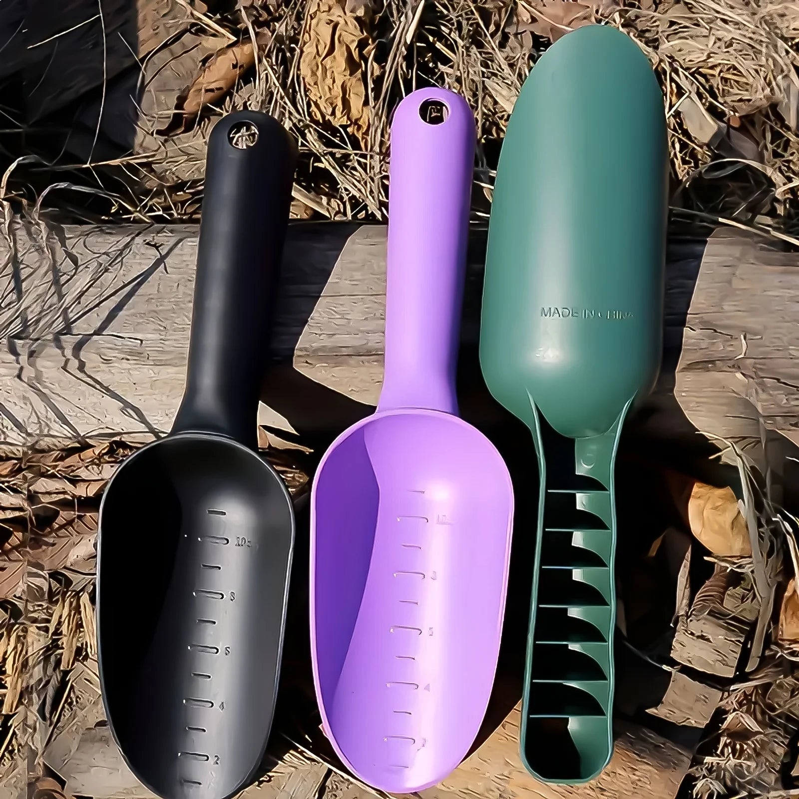 5 Pack Garden Hand Trowel Set Plastic Planting Soil Shovel Tools - 7
