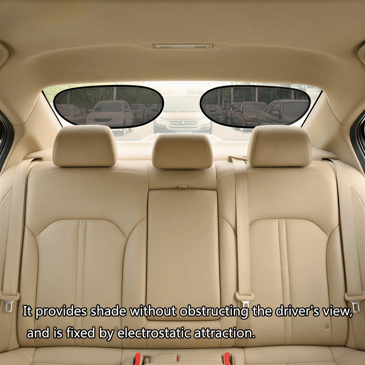Universal Car Window Sunshade UV Protection Glare Shield Privacy Curtain