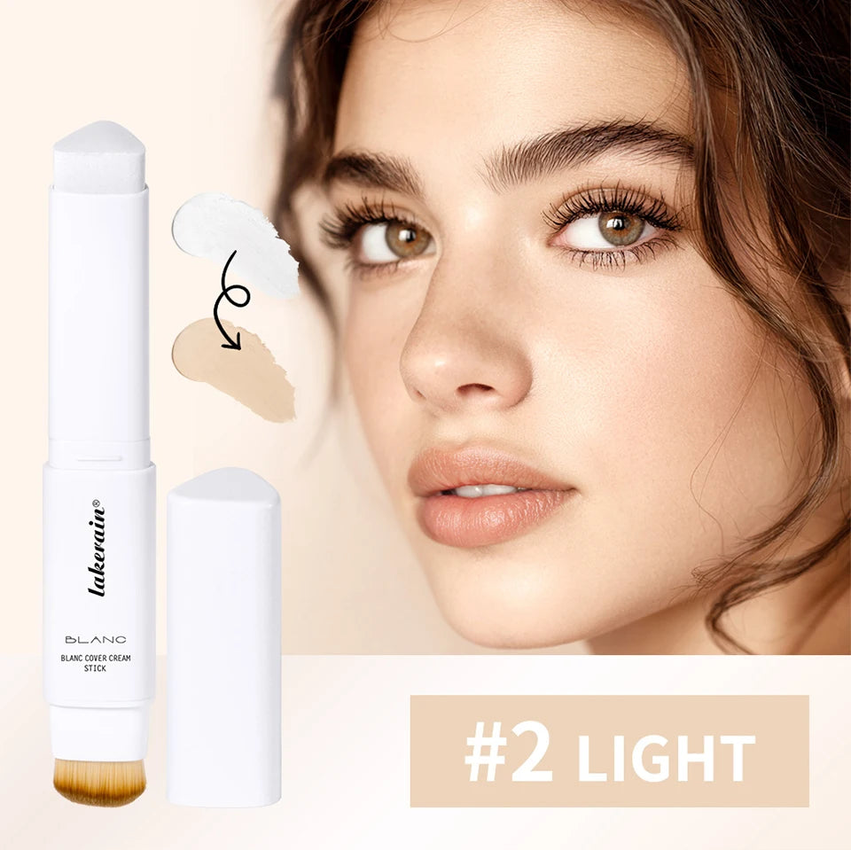 Dual-Ended Color Changing Foundation Stick Smooth Makeup Blending