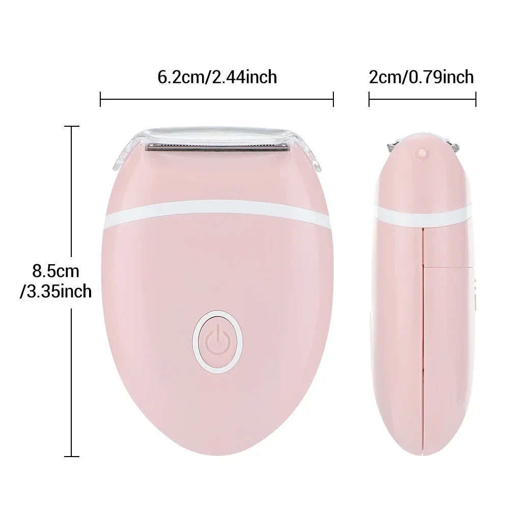 Womens Electric Mini Shaver Painless Hair Removal Razor - 6
