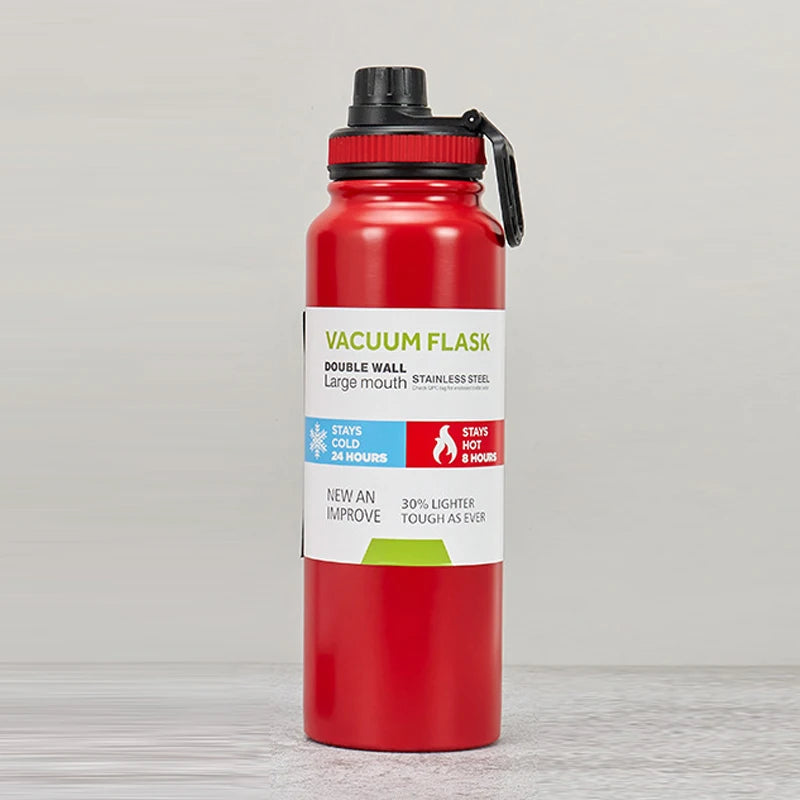 Insulated Stainless Steel Vacuum Flask Thermal Water Bottle Sport Cup - 28