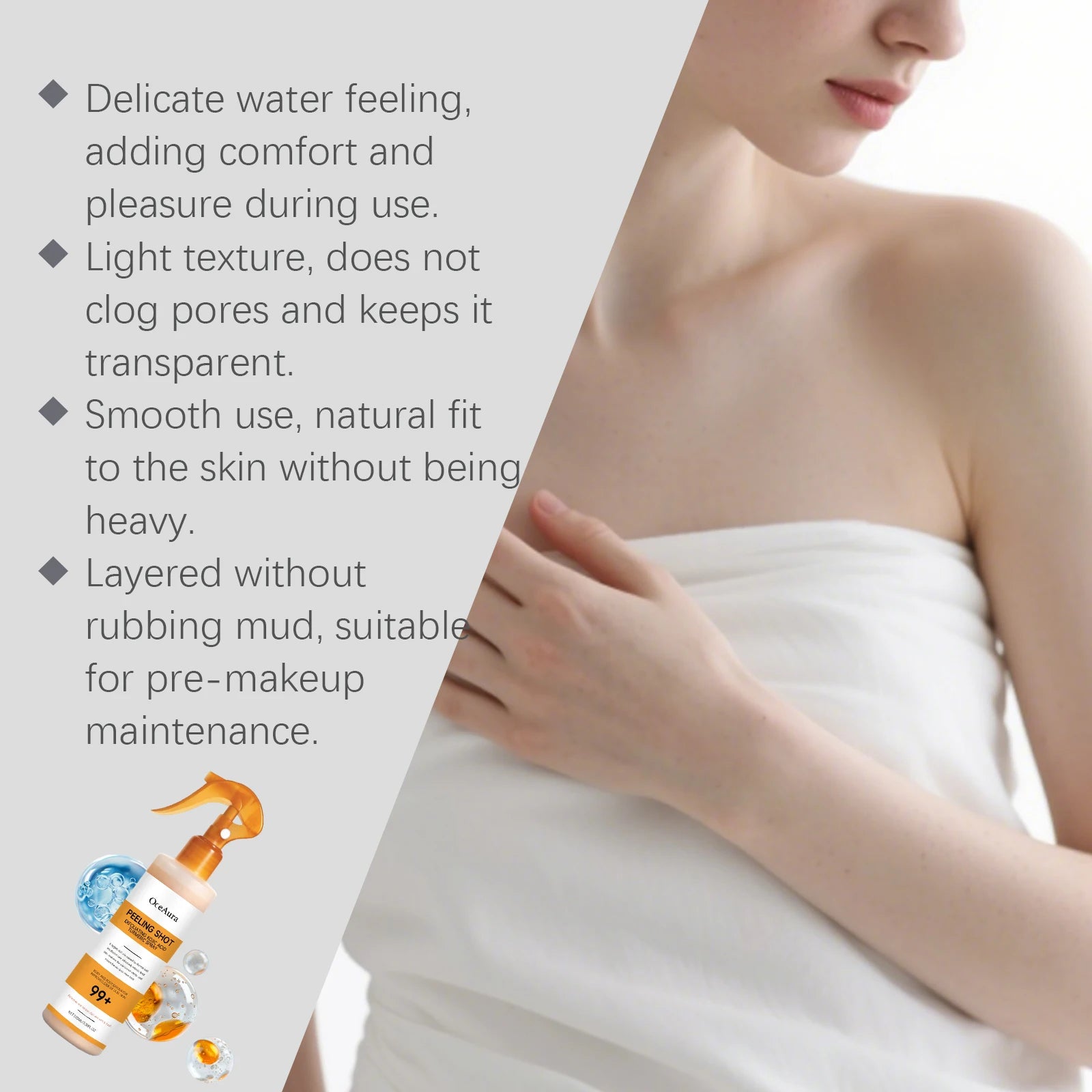 Moisturizing Skin Brightening Serum Foot Care Spray - 5