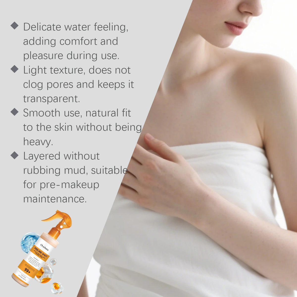 Moisturizing Skin Brightening Serum Foot Care Spray
