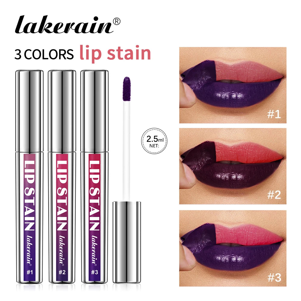 Lakerain Peel Off Lip Stain Long Lasting Waterproof Lip Tint Set - 1