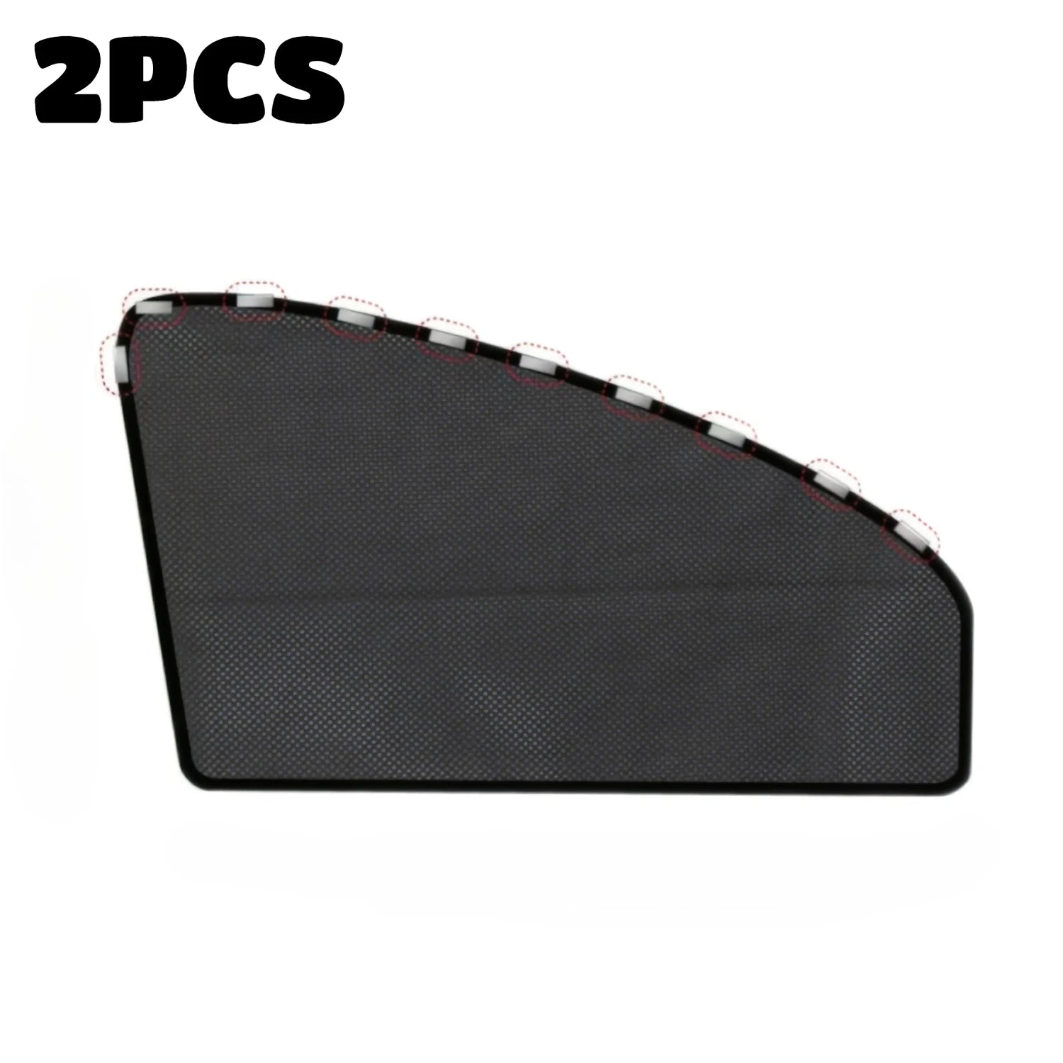 4pcs Universal Car Window Sun Shades Magnetic UV Protection Mesh Curtains - 12