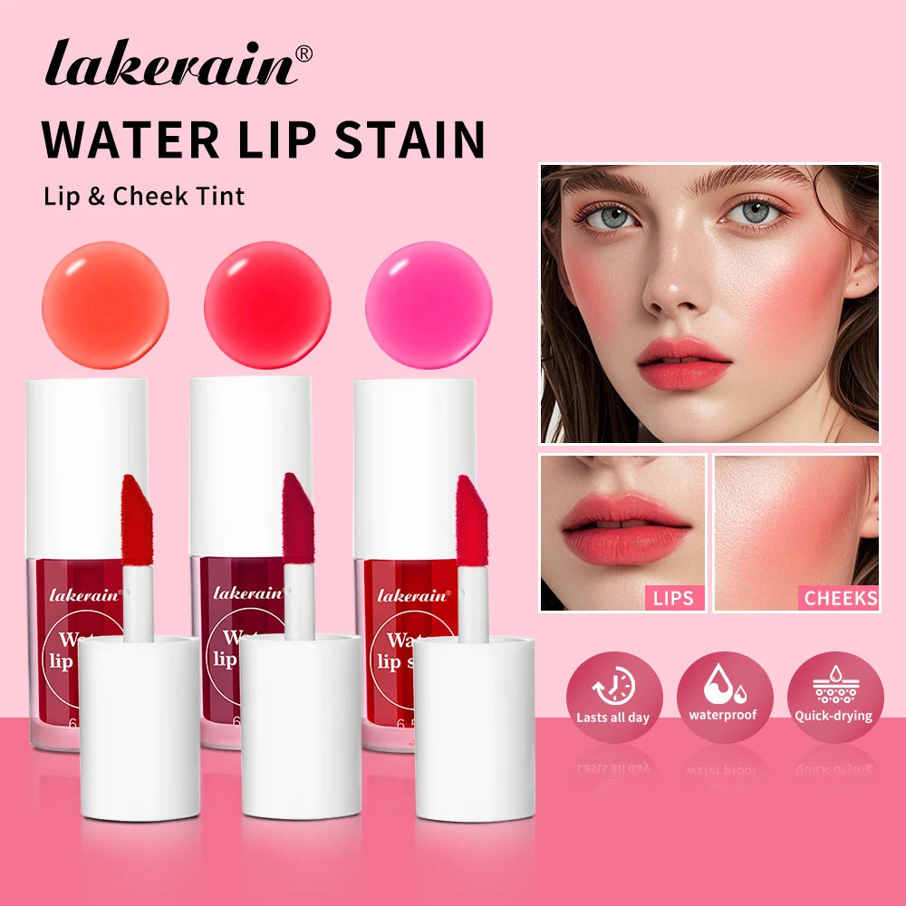 Lakerian Water Lip Stain Moisturizing Lip Glaze Ink Cosmetics