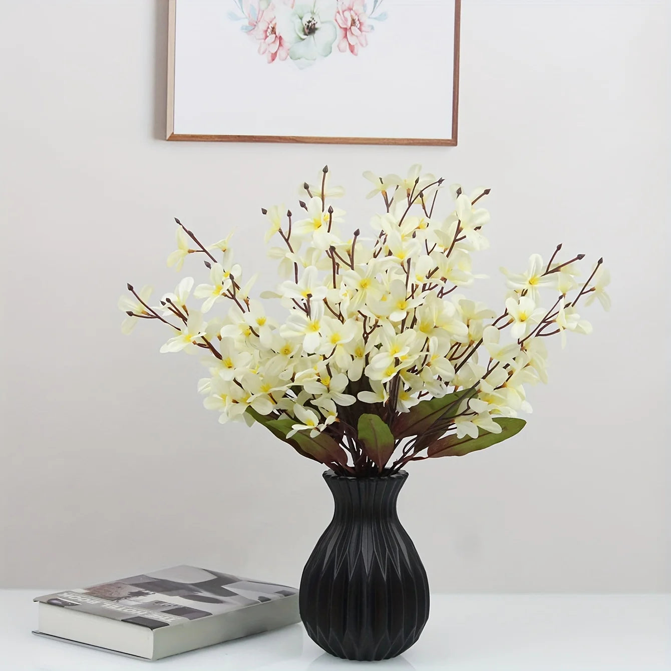 Modern Plastic Flower Vase Minimalist Nordic Style Home Decor Centerpiece - 4