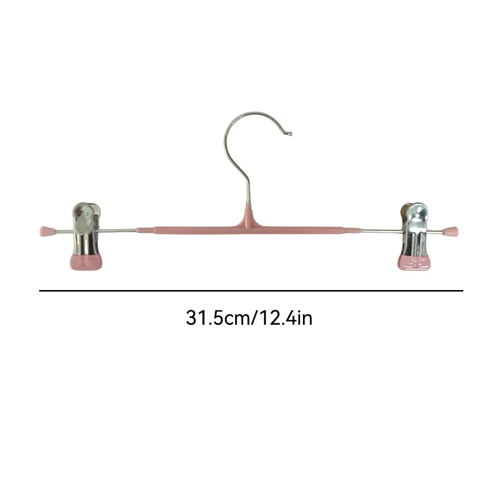 Non-Slip Stainless Steel Pants Hangers with Clips for Skirts and Jeans