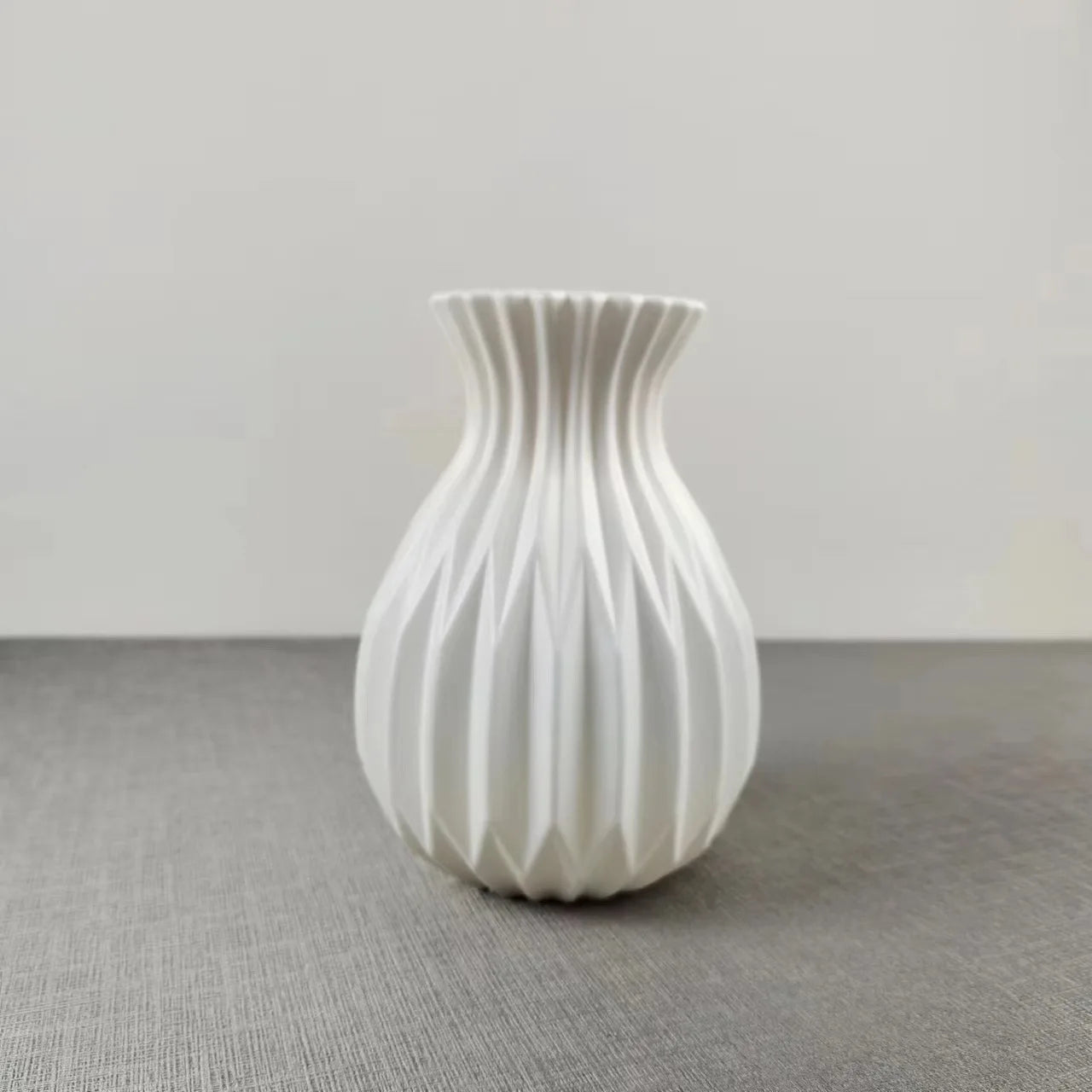 Modern Plastic Flower Vase Minimalist Nordic Style Home Decor Centerpiece - 10