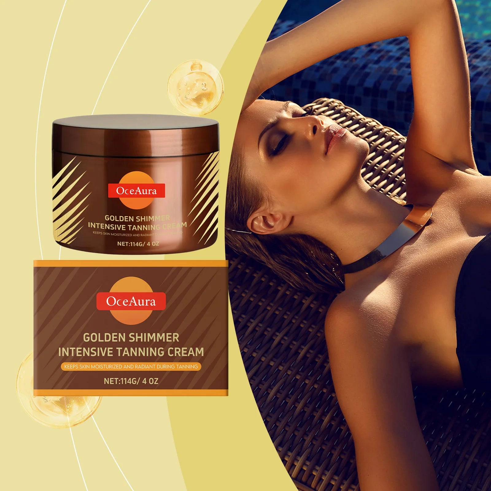 Shine Brown Tanning Accelerator Cream Sunless Self Tanner Gel - 2