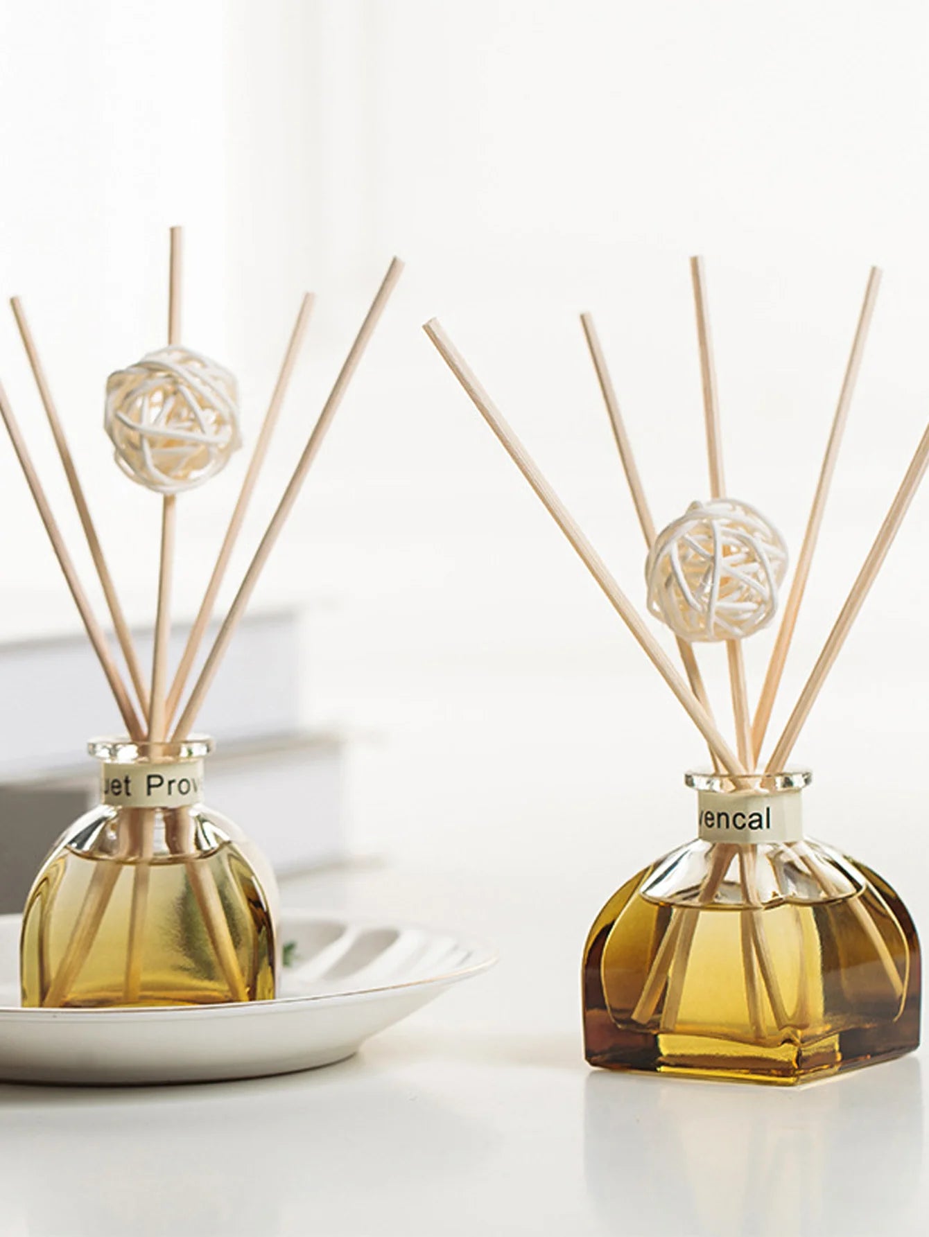 50ml Reed Diffuser Essential Oil Set Home Fragrance Aromatherapy - 1