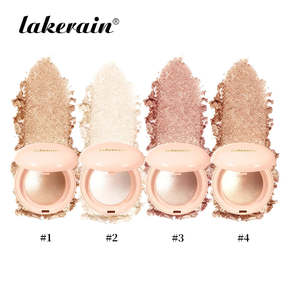 Waterproof Shimmer Highlighter Powder Natural Glossy Effect Makeup - 19