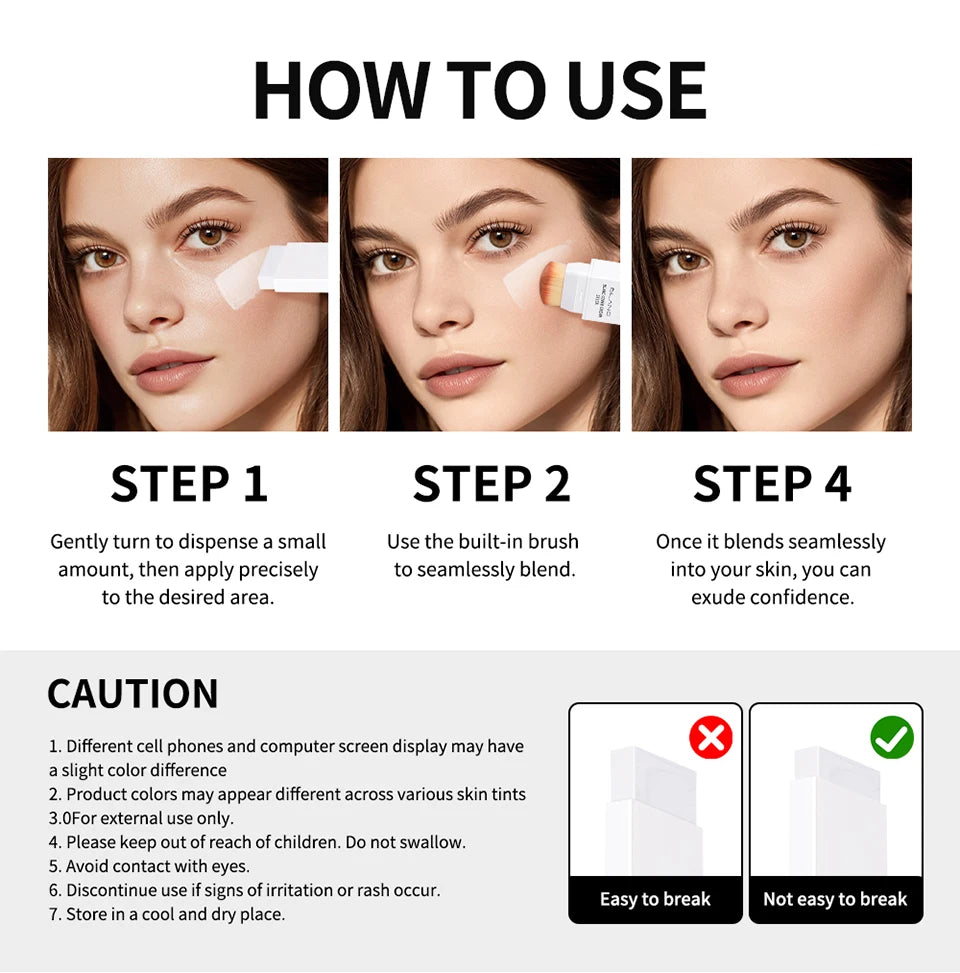 Blanc Cover Cream Stick Foundation Makeup Base - 16