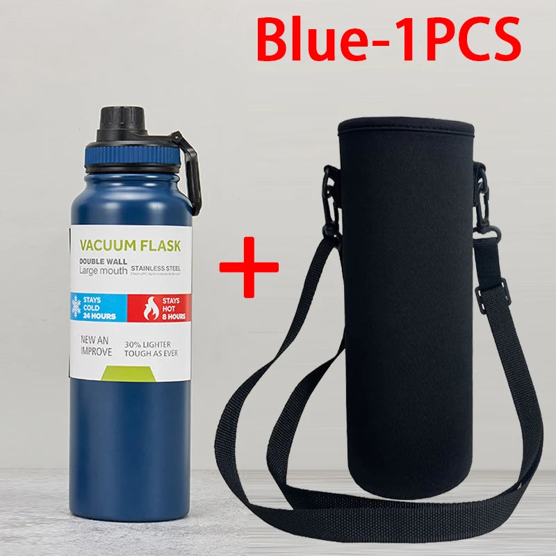 Insulated Stainless Steel Vacuum Flask Thermal Water Bottle Sport Cup