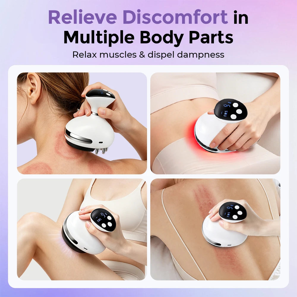 Electric Cupping Massager Portable Gua Sha Scraping Machine - 4