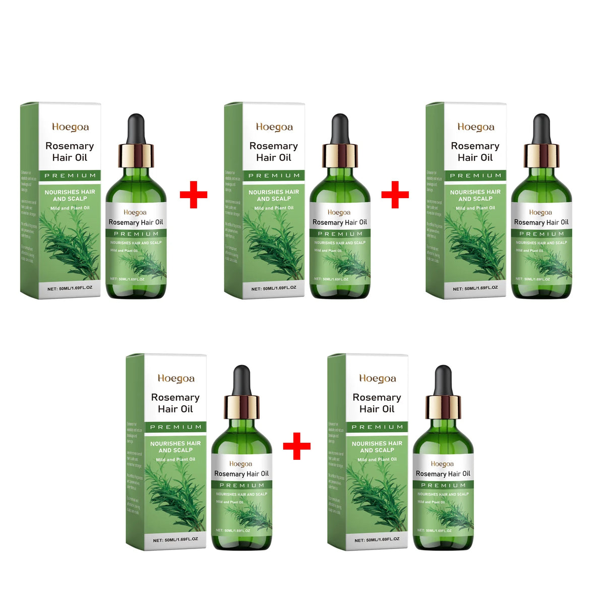 Rosemary Hair Growth Oil Scalp Treatment & Hair Loss Serum