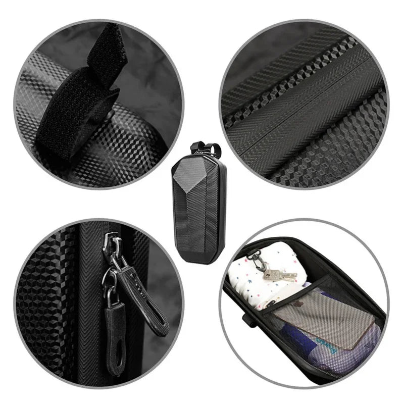 Waterproof Electric Scooter Bag Hard Shell Handlebar Storage Pouch 3L 4L