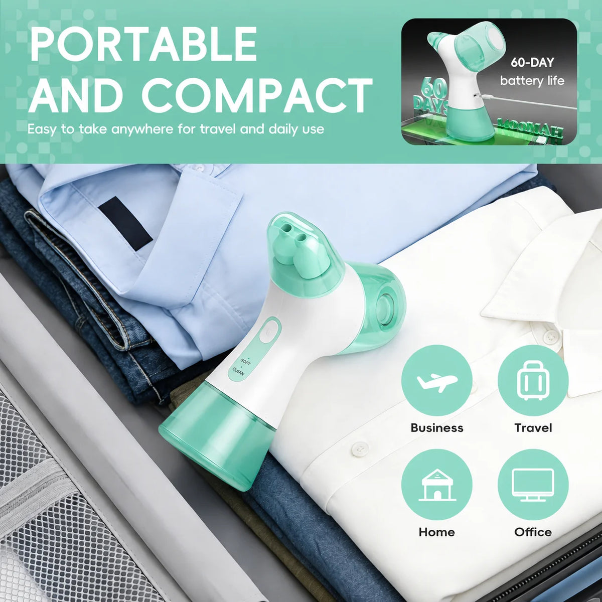 Mornwell Electric Nasal Irrigator Sinus Rinse Machine