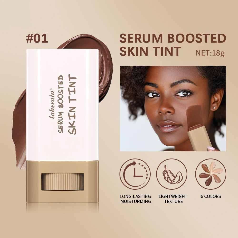 Lakerain Matte Foundation Stick and Pressed Setting Powder Kit - 5