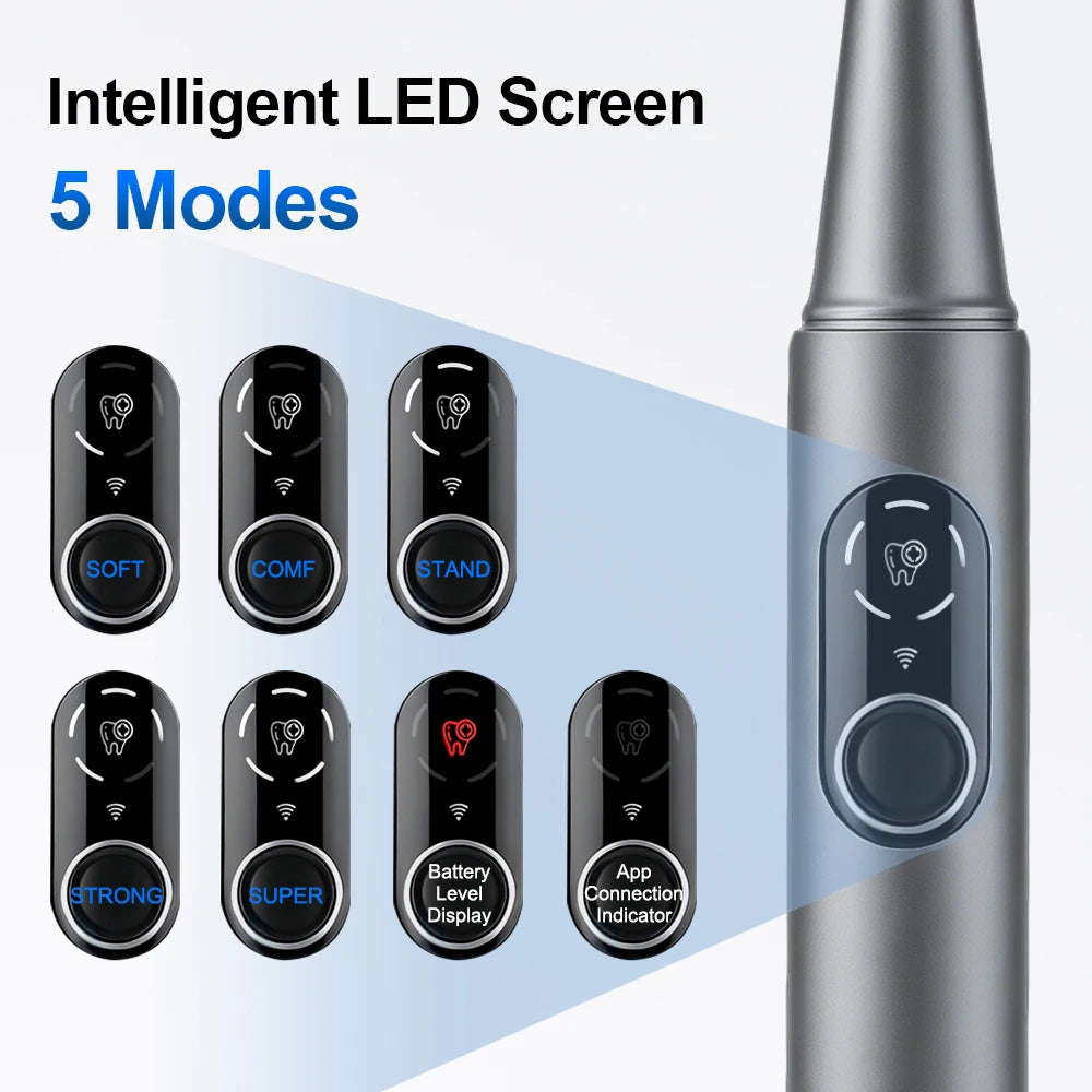 Visual Ultrasonic Dental Scaler HD Camera Tooth Cleaner Tartar Removal - 10