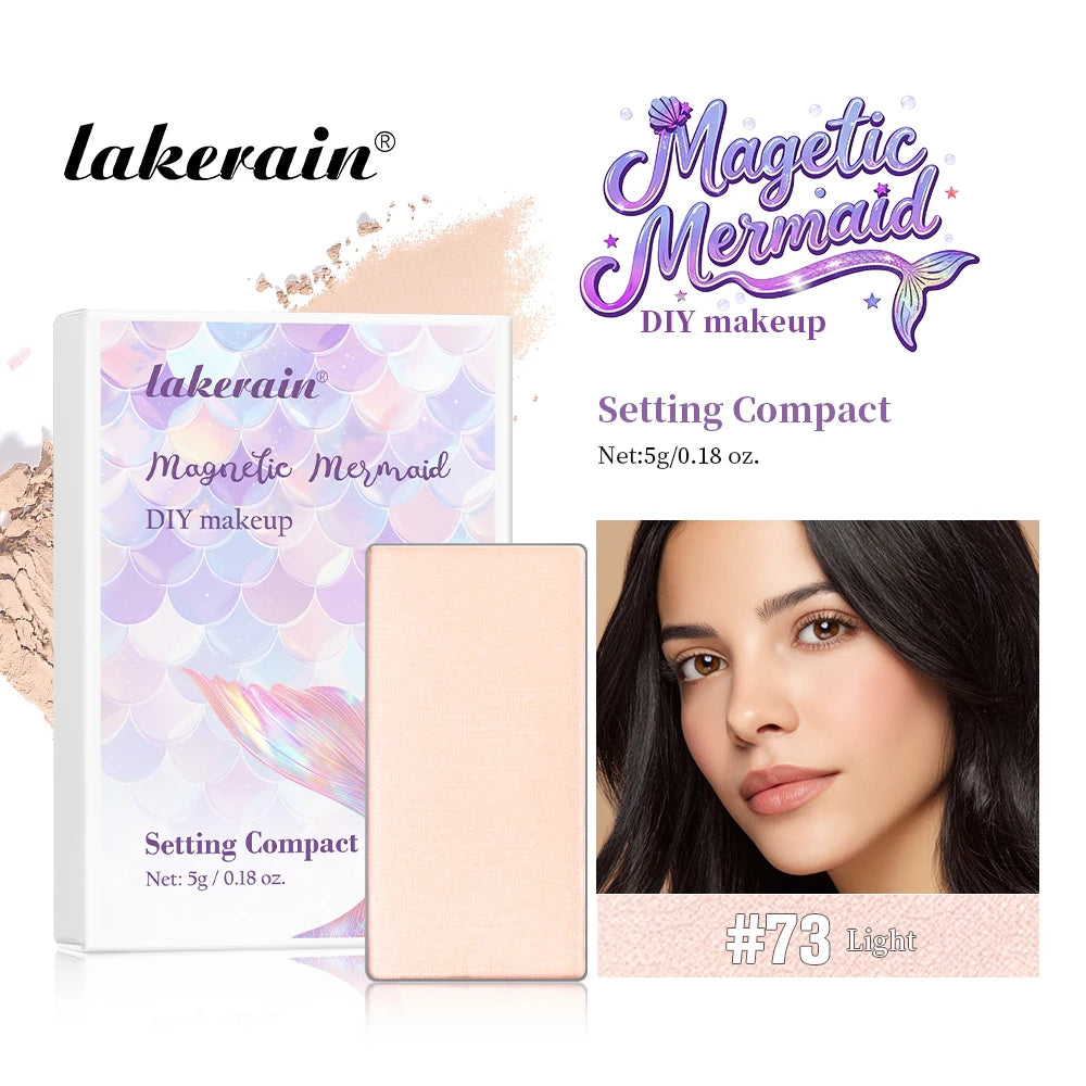 Lakerain Magnetic Mermaid Eyeshadow Makeup Palette DIY Beauty Kit