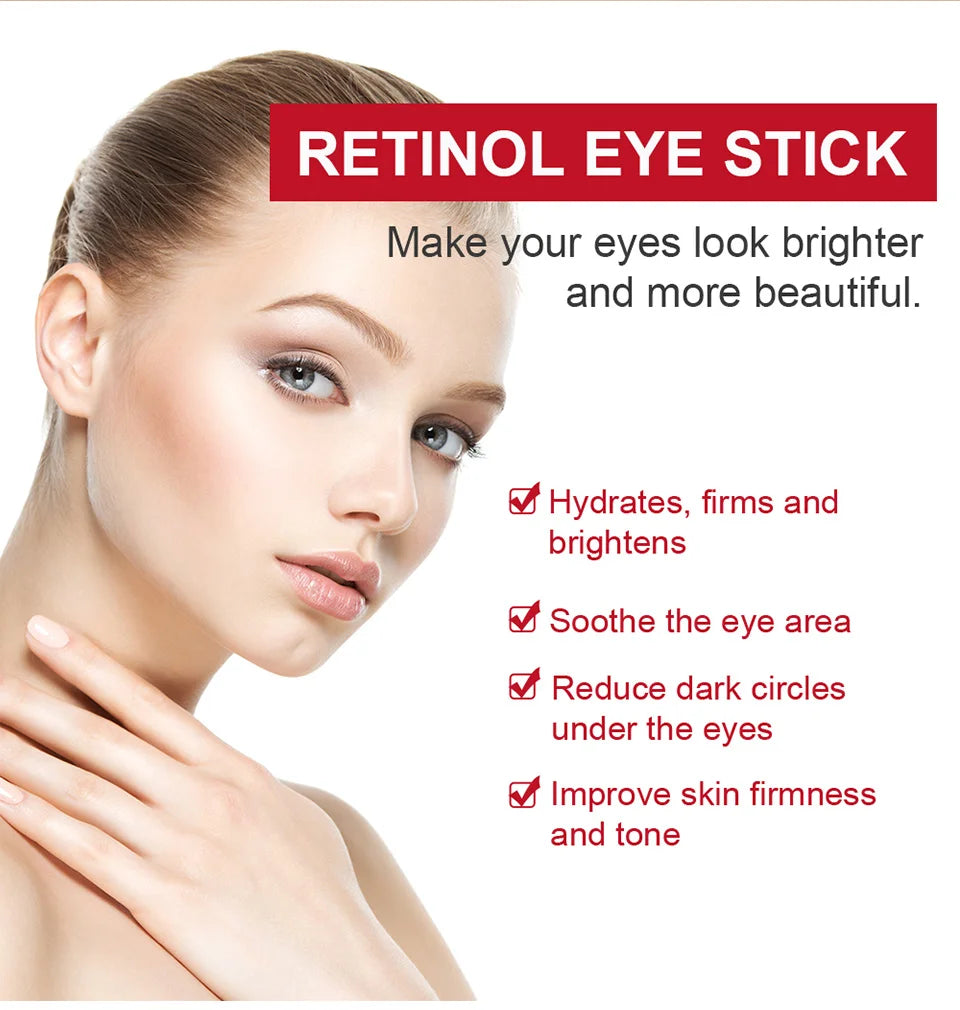 Lakerain Retinol Eye Cream Anti Wrinkle Dark Circle Firming Stick - 8