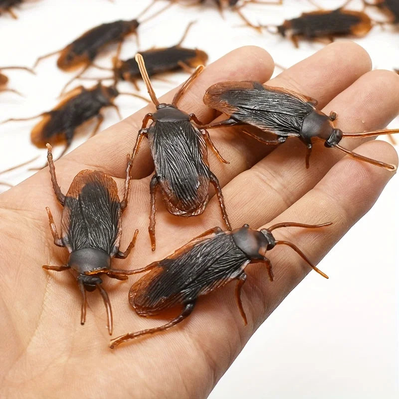 50pcs Realistic Fake Bug Prank Set Halloween Party Decor Props - 14