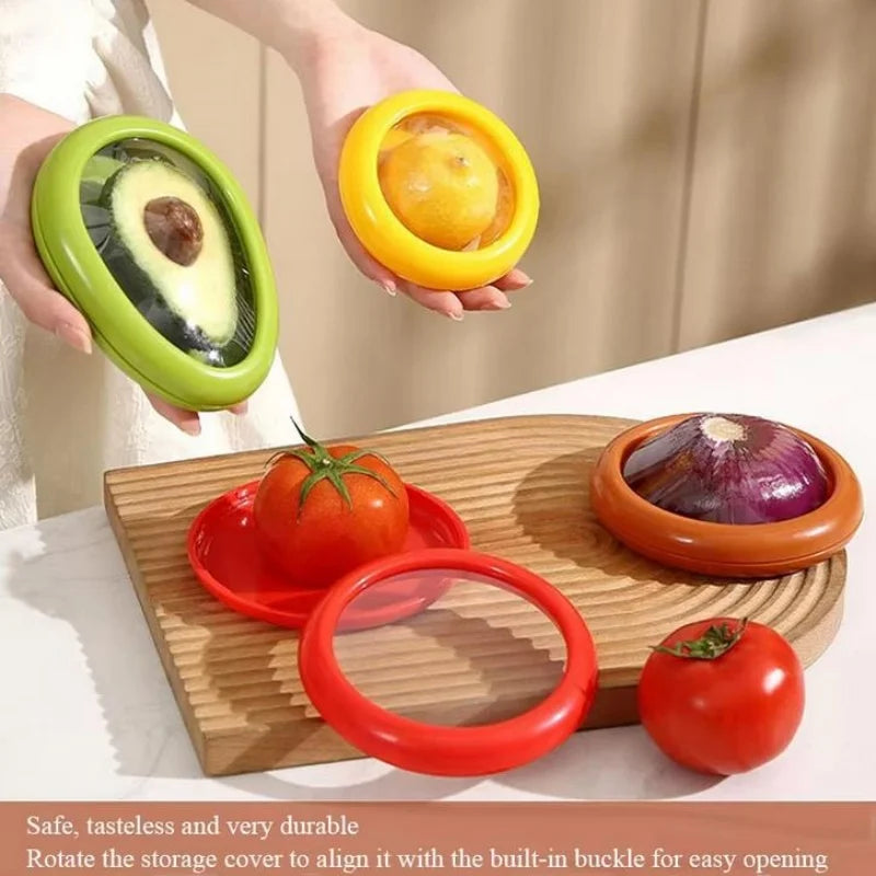 Airtight Fruit and Vegetable Fresh Keeper Food Storage Containers - 3