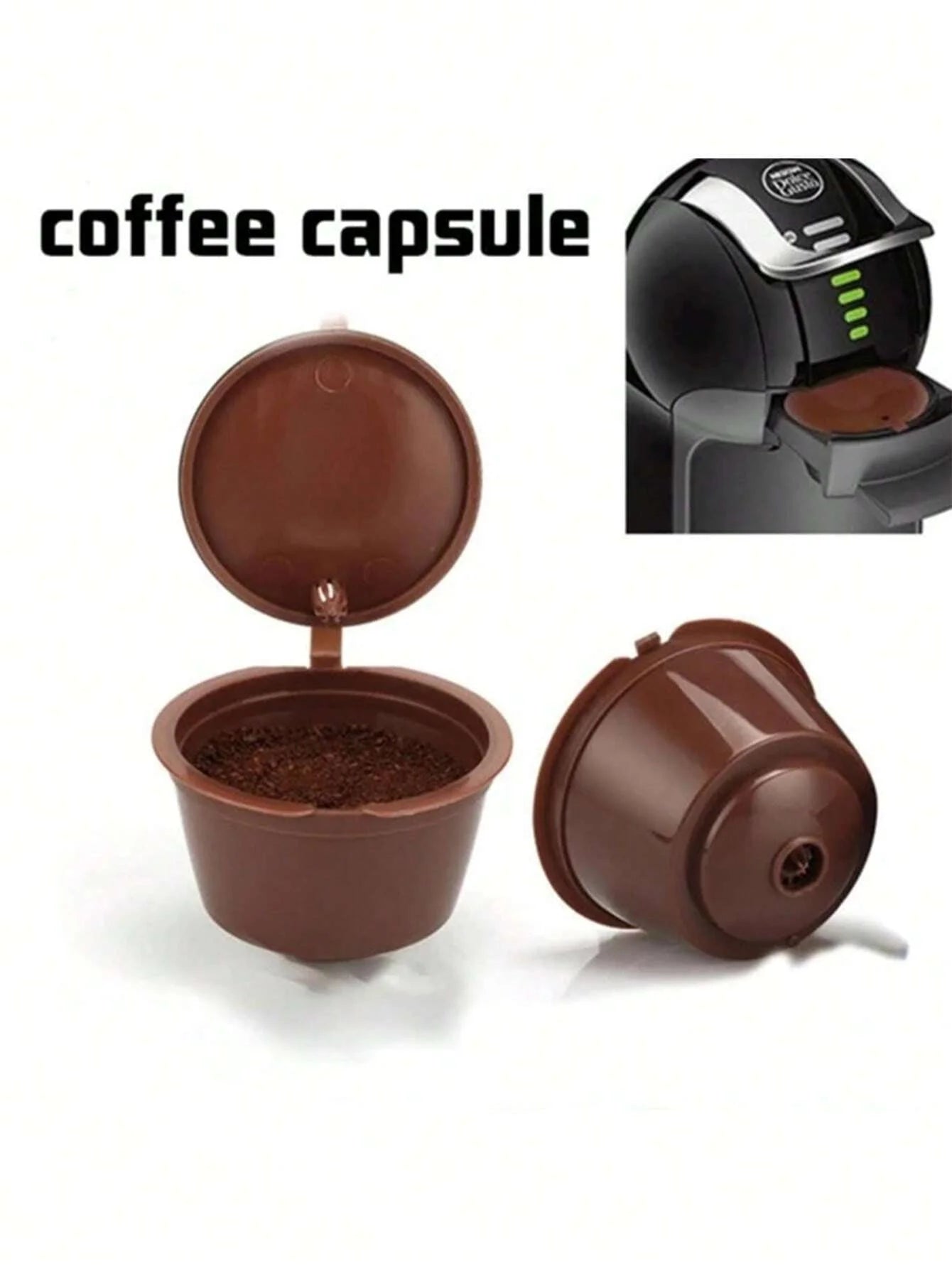 Reusable Coffee Capsules for Dolce Gusto Refillable Filter Pods - 3
